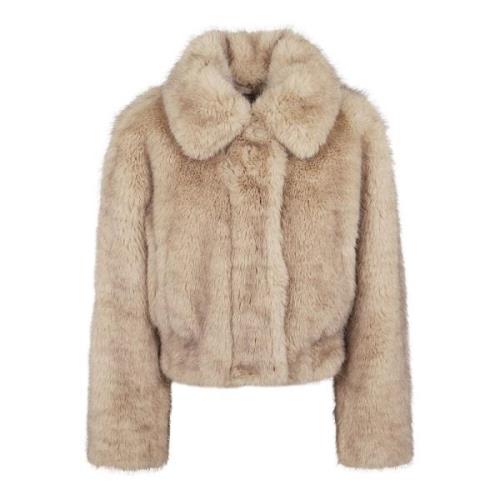 Luksus Faux Fur Shearling Jakke