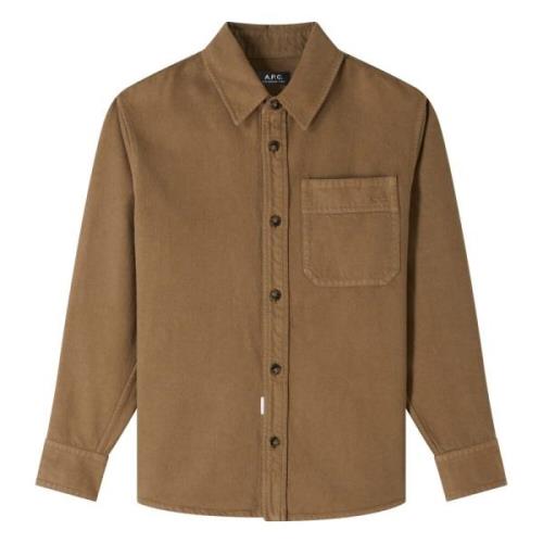 Broderet Basile Overshirt i Bomuld