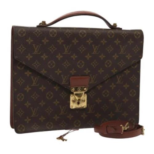 Pre-owned Canvas louis-vuitton-tasker