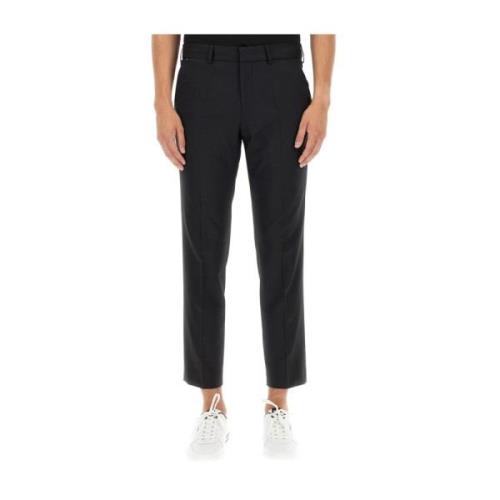 Slim Fit Cropped Trousers