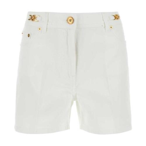 Stilfulde hvide denim shorts