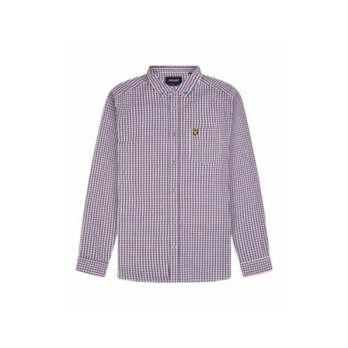 Slim Fit Gingham Skjorte