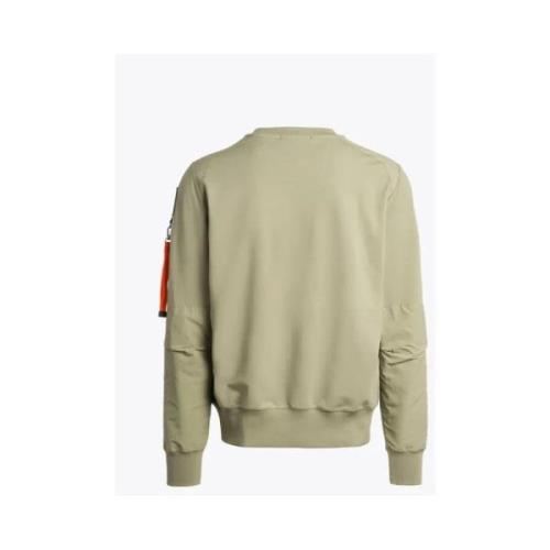 Beige Sabre Sweatshirt med Nylonindsatser