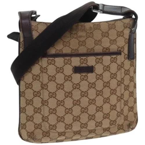 Pre-owned Canvas gucci-tasker