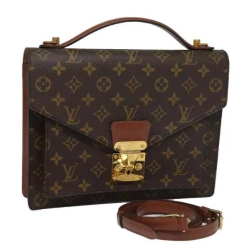 Pre-owned Canvas louis-vuitton-tasker