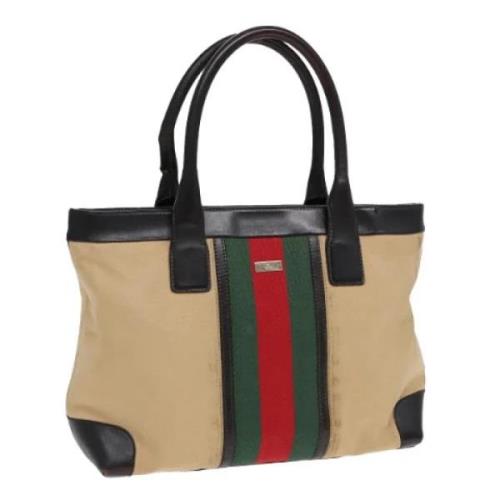 Pre-owned Canvas gucci-tasker