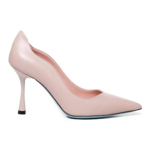 Nude Bølget Vrist Pumps