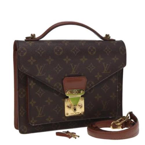 Pre-owned Canvas louis-vuitton-tasker