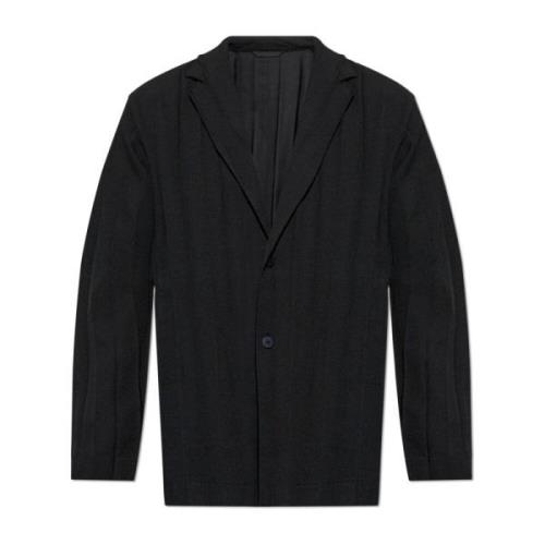 Plisseret blazer