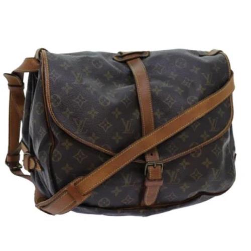 Pre-owned Canvas louis-vuitton-tasker