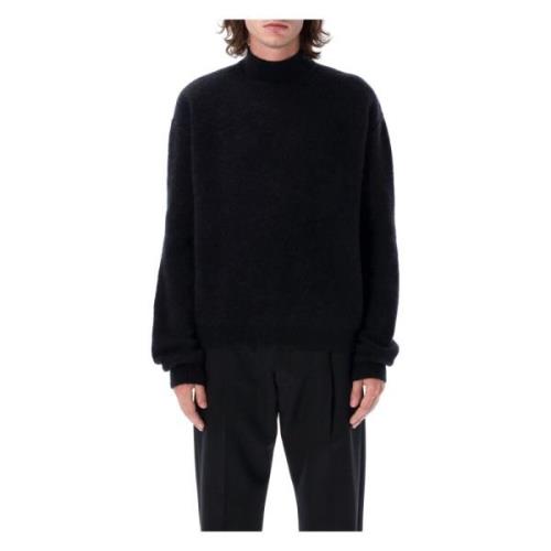 Sort Strikvarer Skildpadderyg Sweater AW24