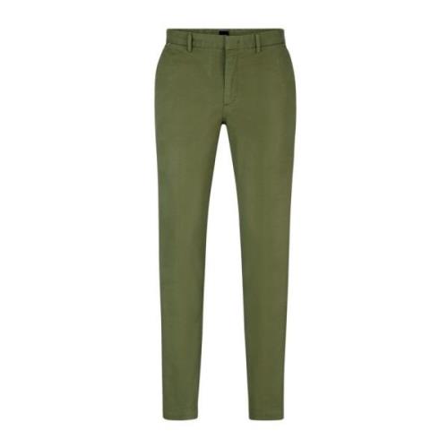 Slim Fit Bomuld Chino Bukser Grøn