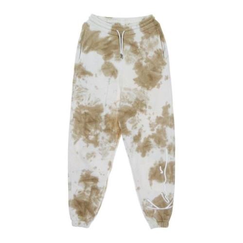 Tie Dye Sweatpants Hvid/sand