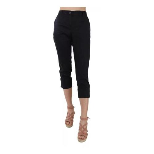 Sorte Cropped Capri Bukser