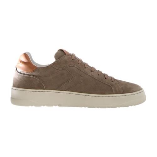 Brun Læder Sneakers Layton Stil