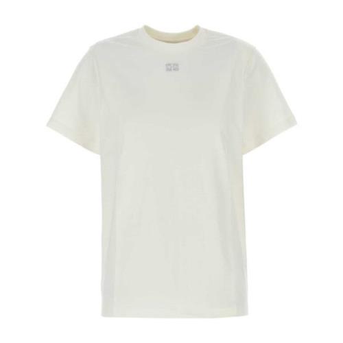 Ivory Bomuld T-shirt