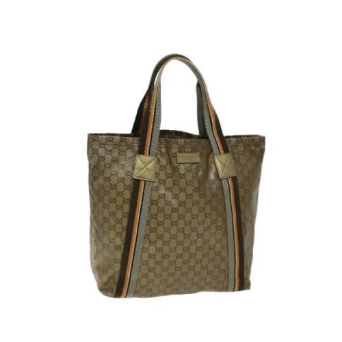 Pre-owned Canvas gucci-tasker