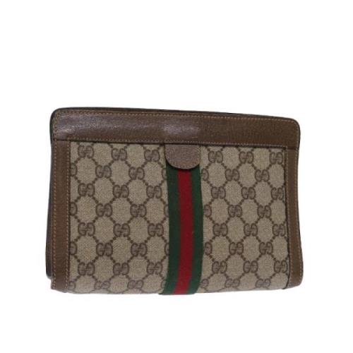 Pre-owned Canvas gucci-tasker