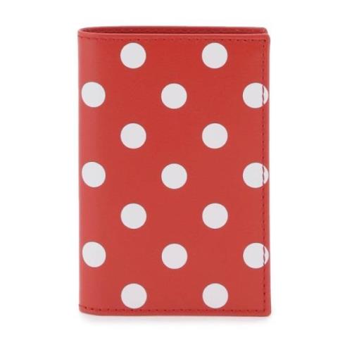 Polka-Dot Læder Bifold Pung