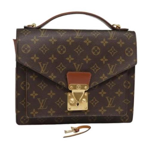 Pre-owned Canvas louis-vuitton-tasker