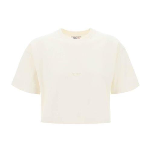 Debossed Logo Boxy T-shirt