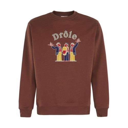 Mørkebrun Sweatshirt til Mænd