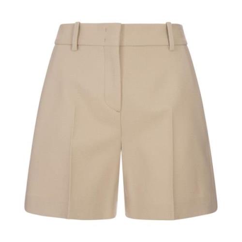 Brun Skræddersyet Uld Shorts