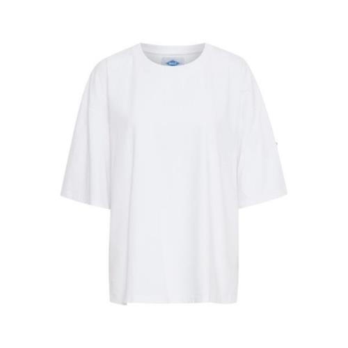 Sporty Oversize T-Shirt Blanc De Blanc