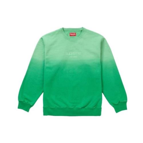 Grøn Dyp Halsudskæring Sweater