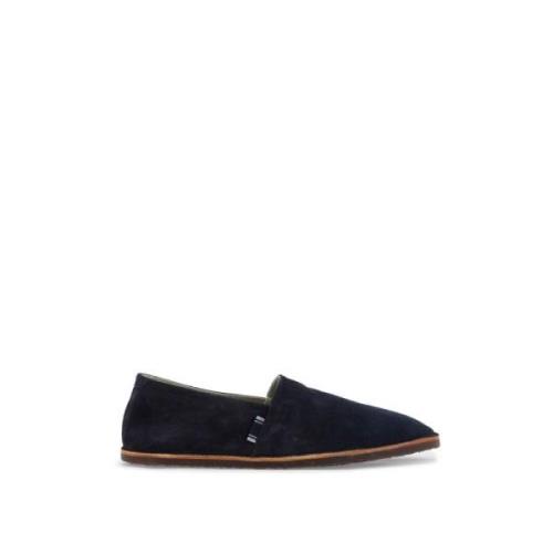 Suede Espadriller med Stof Foring