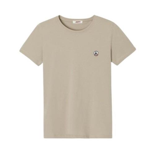 Bomuld Basis T-shirt - Beige