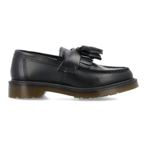 Klassiske sorte tassel loafers