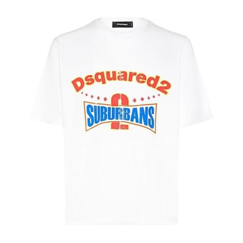 Afslappet Bomuld T-shirt