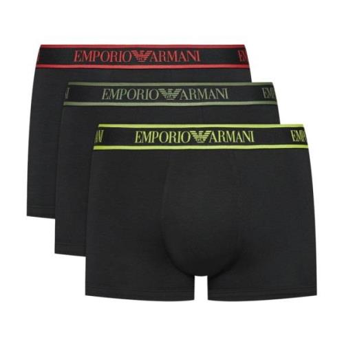 3-Pak Bomuld Stræk Boxershorts