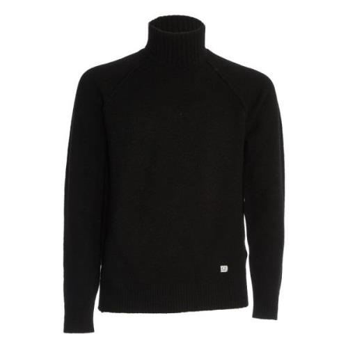 Sort Uld Turtleneck Strik AW24