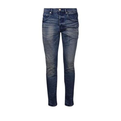 Slim-Fit Mid Indigo Jeans