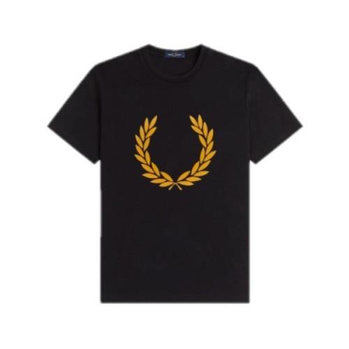 Velvet Laurel Grafisk T-shirt Sort