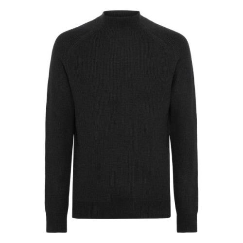 Merino uld Mock Polo Neck Jumper