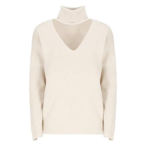 Uld Højhalset Sweater