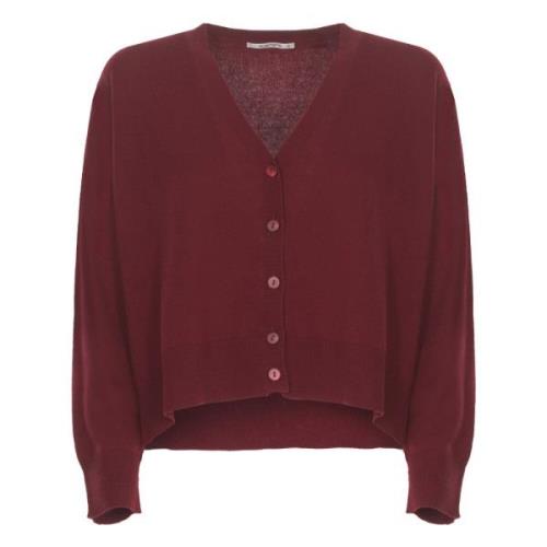 Kashmir V-hals Sweater Bordeaux