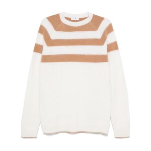 Stribet Uld-Kashmir Sweater