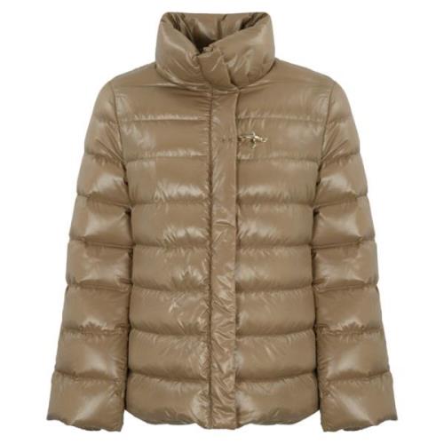 Quiltet Pufferjakke Beige