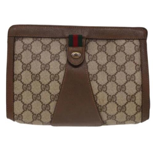 Pre-owned Canvas gucci-tasker