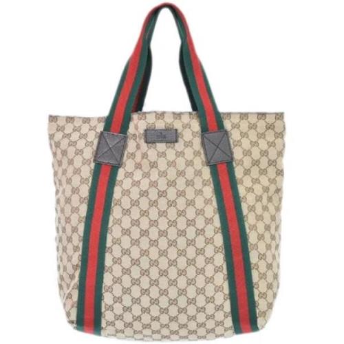 Pre-owned Canvas gucci-tasker