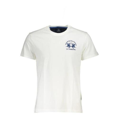 Kortærmet Logo Broderet T-Shirt