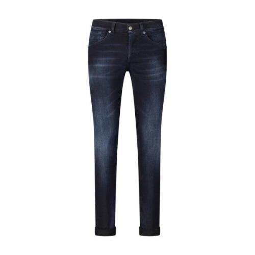 Slim Fit Knappelukning Denim Jeans