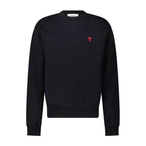 Sweater med logo broderi