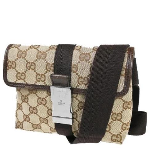 Pre-owned Canvas gucci-tasker