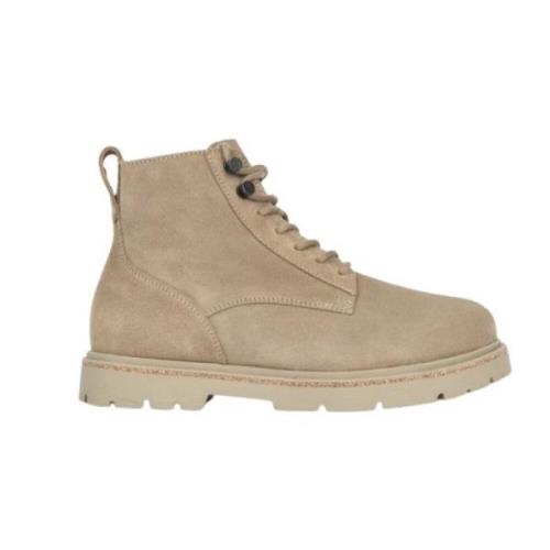 Blonde Mid Suede Støvle