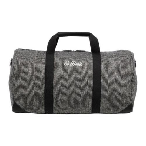 Multifarvet Lynlås Duffle Taske med Logo